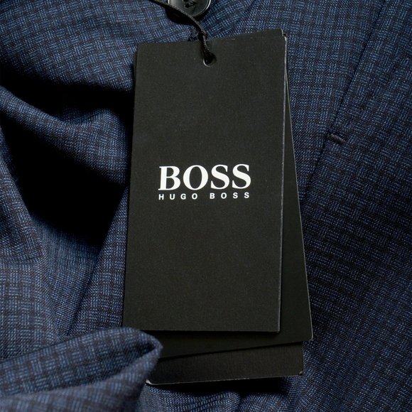 Hugo Boss Men's "Leenon1" Regular Fit 100% Wool Plaid Dress Pants US 36R IT 52 - Picture 5 of 6